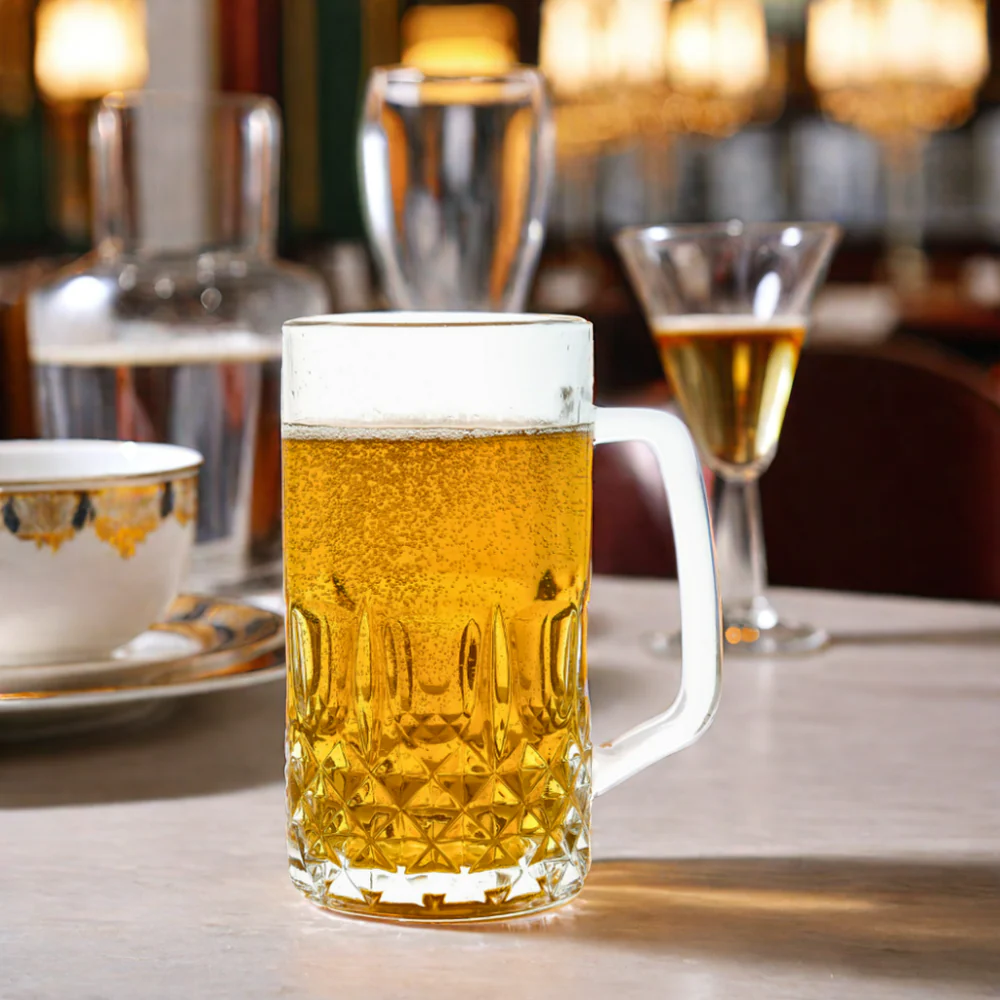 Jarra Cervecera de Vidrio 14cm 85910 Cerveza. Vaso. - Image 2