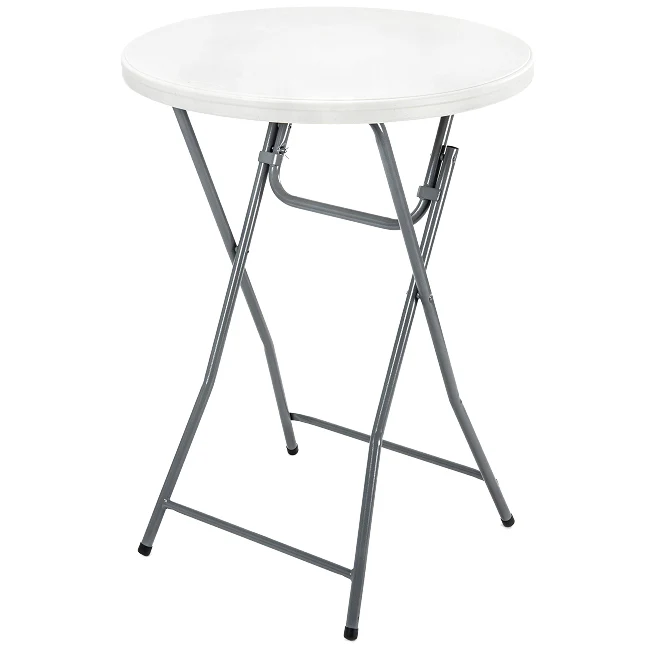Mesa Plegable Redonda Alta 110x80cm Plástica HS-X81 - Image 3