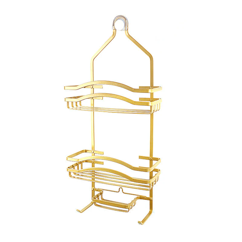 Organizador de Baños de Metal Dorado Lotus LHC-BR18CH
