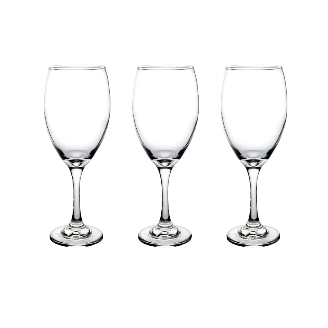 Set 3 Copas de Vidrio 330ml Imperial SNV-002 Vino.