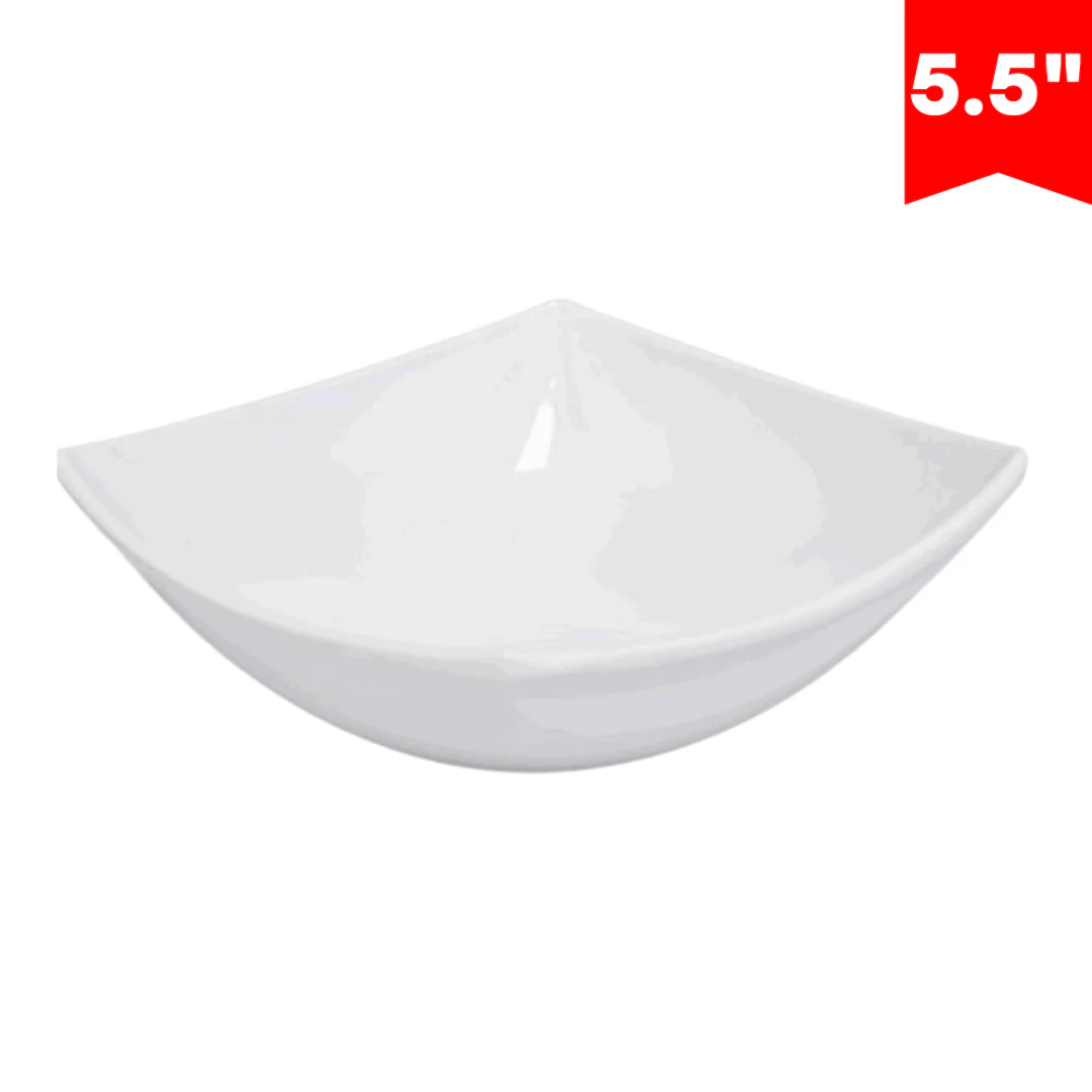Bowl de Melamina Blanco 5.5" 14x4cm BG-8218-5-5W Plato.