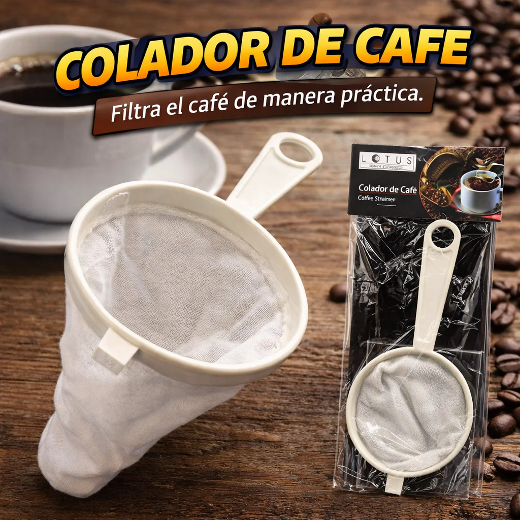 Colador para Café 9.5cm Reutilizable Lotus 90537