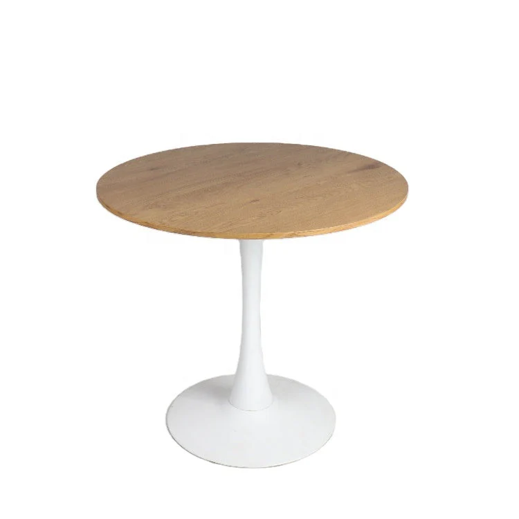 Mesa Redondo Blanco con Color de Madera CTB-2572 Circular. Redonda. - Image 2