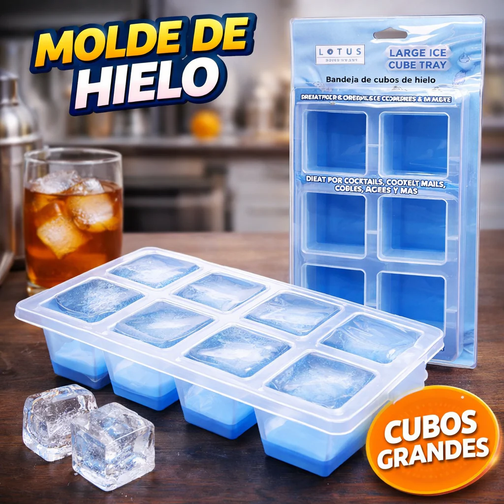 Molde de Hielo Plástico 021-73470