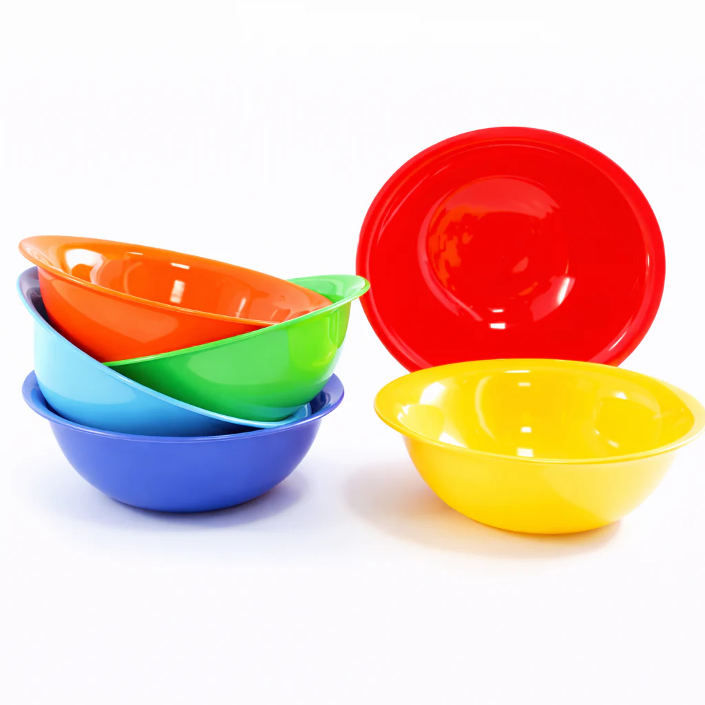 Platos Hondo de Melamina de Colores 18cm PET-15005 Bowl.