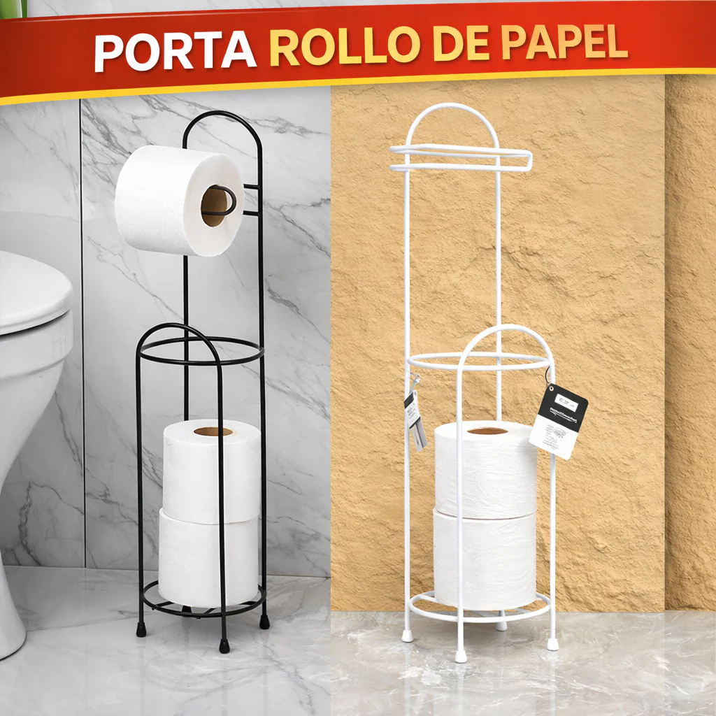Porta Papel Higiénico de Metal Lotus LHC-TR18WBS