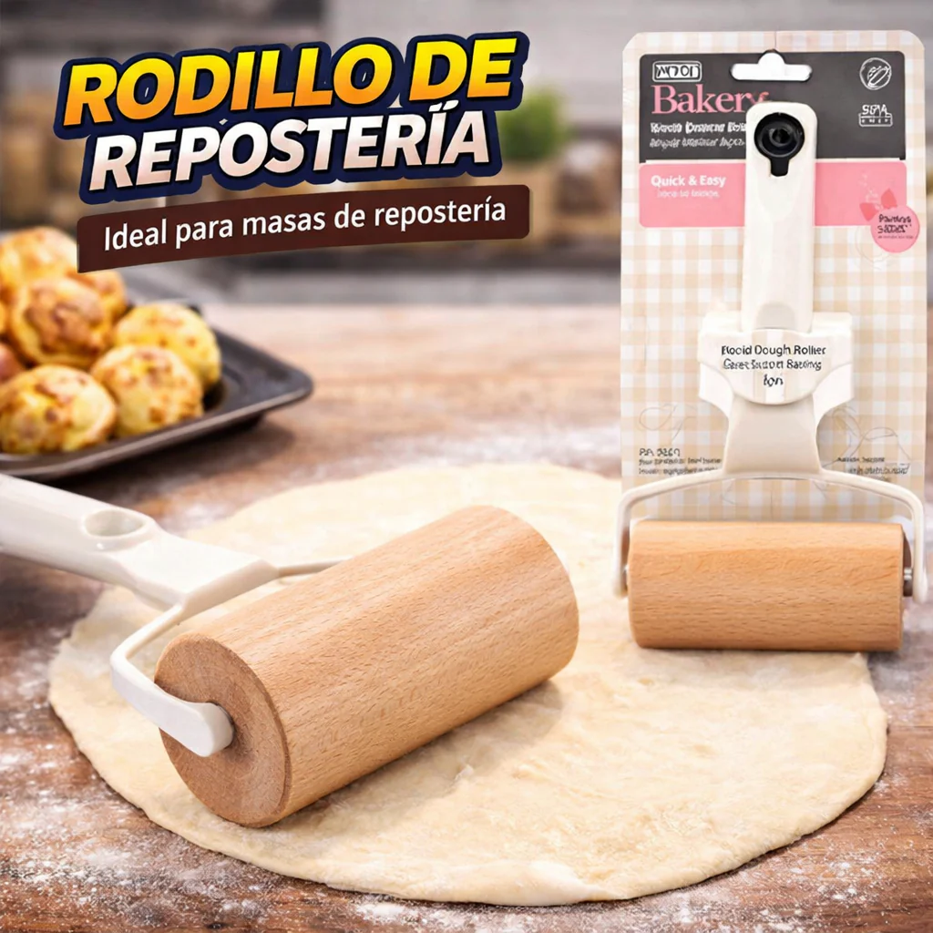 Rodillo para Masa de Repostería PD-3125