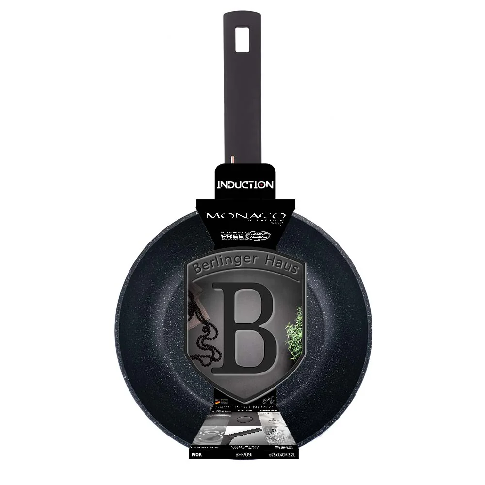 Sartén Wok 28cm Antiadherente Monaco Collection Berlinger Haus BH-7091N - Image 2