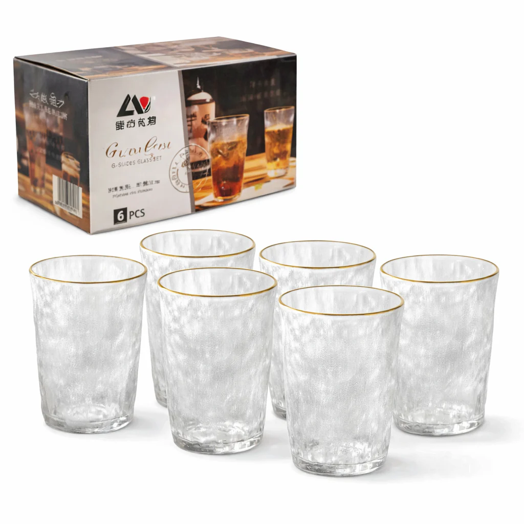 Set de 6 Vasos de Vidrio 41146