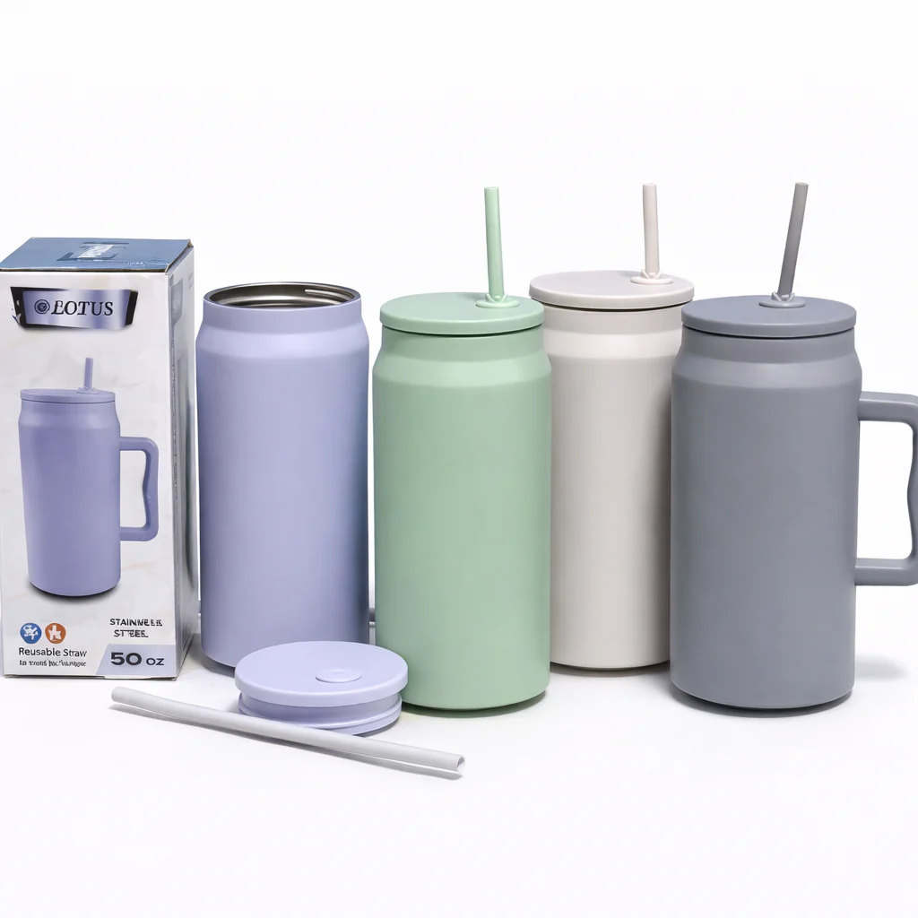 Termo con Carrizo de Metal 50oz SV-K513
