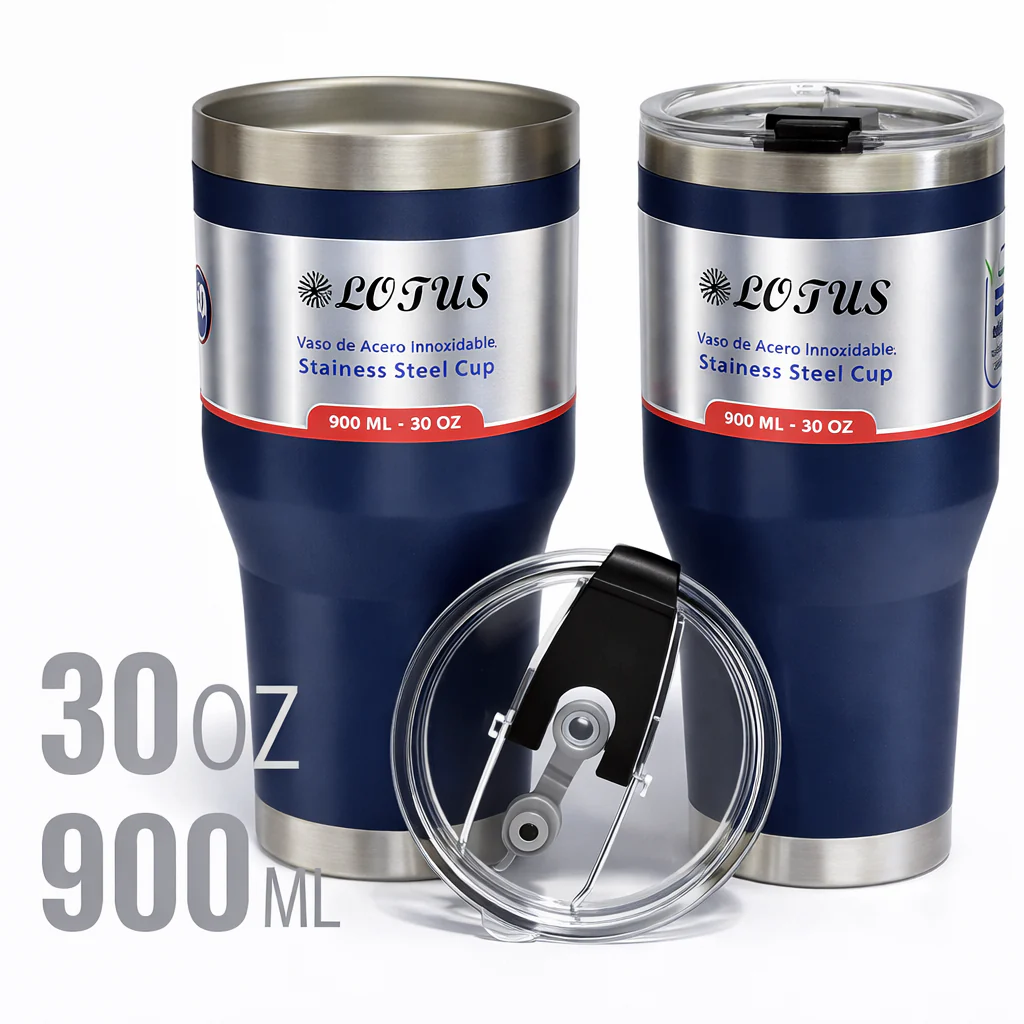 Termo de Acero Inoxidable 900ml/30oz Lotus SV-TH-787