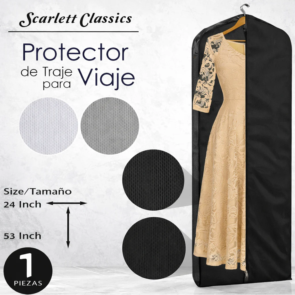 Forro Protector para Ropa 53x24" SCR-3618 Cobertor.