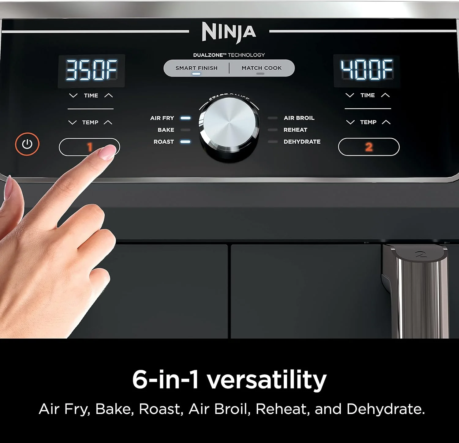Freidora de Aire 6en1 DualZone XL 10QT Ninja DZ401 - Image 11