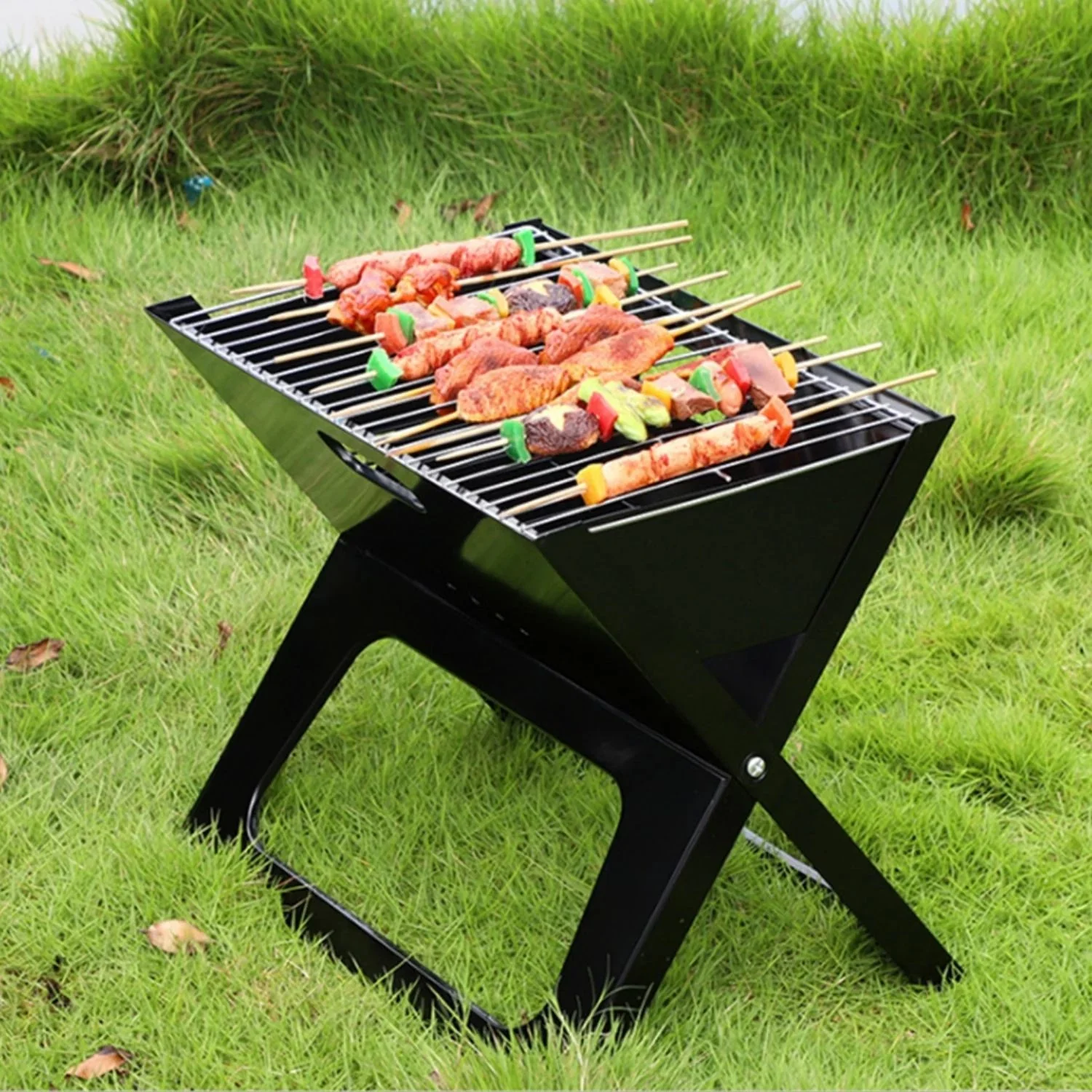 Asador Portátil a Carbón Plegable BP-2084 Barbacoa. BBQ. Parrilla.