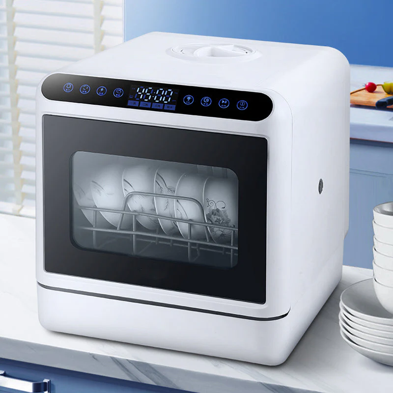 Lavavajillas Compacto Portátil. Dishwasher De Mesa 110V. 1000W Lavaplatos Con 4 Modos De Lavado. Lava platos. Portátil. Homestar HS-J06
