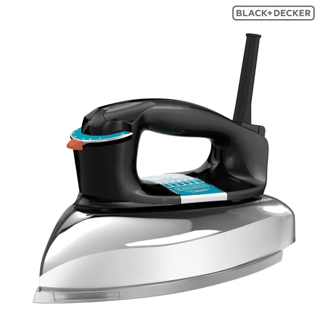 Plancha de Ropa The Classic Suela de Aluminio 1100W Black and Decker F-54