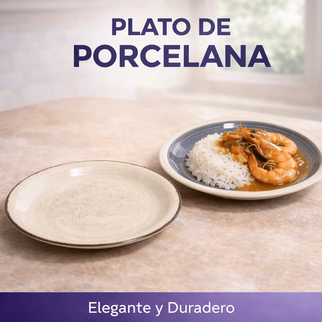 Plato de Porcelana 10.5" 10-5DP-1