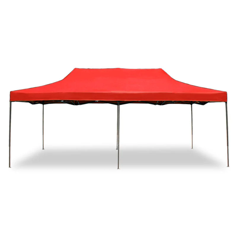 Tolda Plegable 3x6m Rojo HS-PTJG-036RD Gazebo. Carpa.
