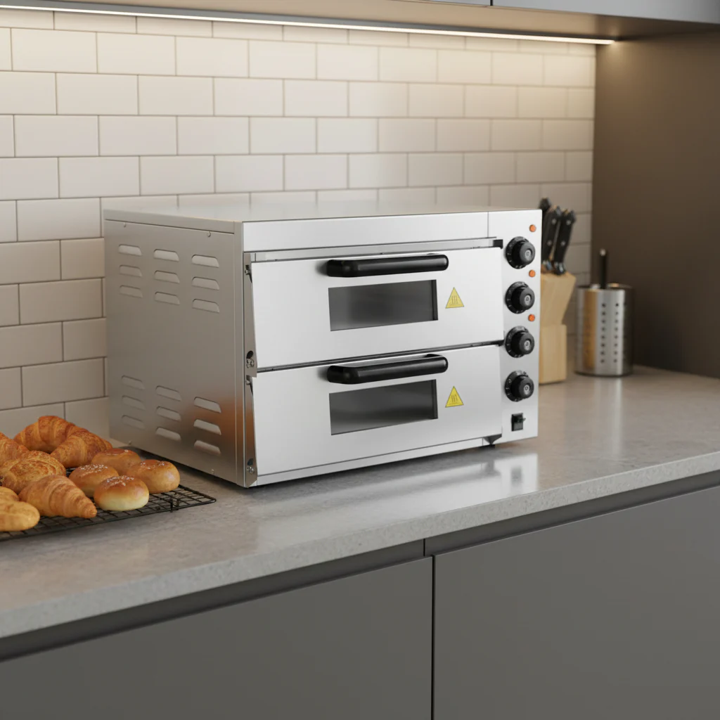Horno Eléctrico para Pizza de 2 Niveles 220V/60Hz HEP-2ST - Image 8