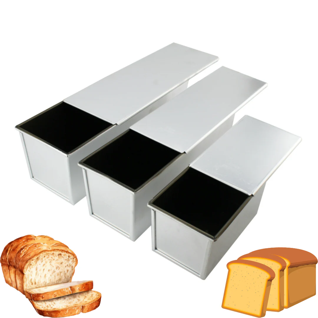 Molde para Pan en Aluminio Antiadherente de 250g a 1200g