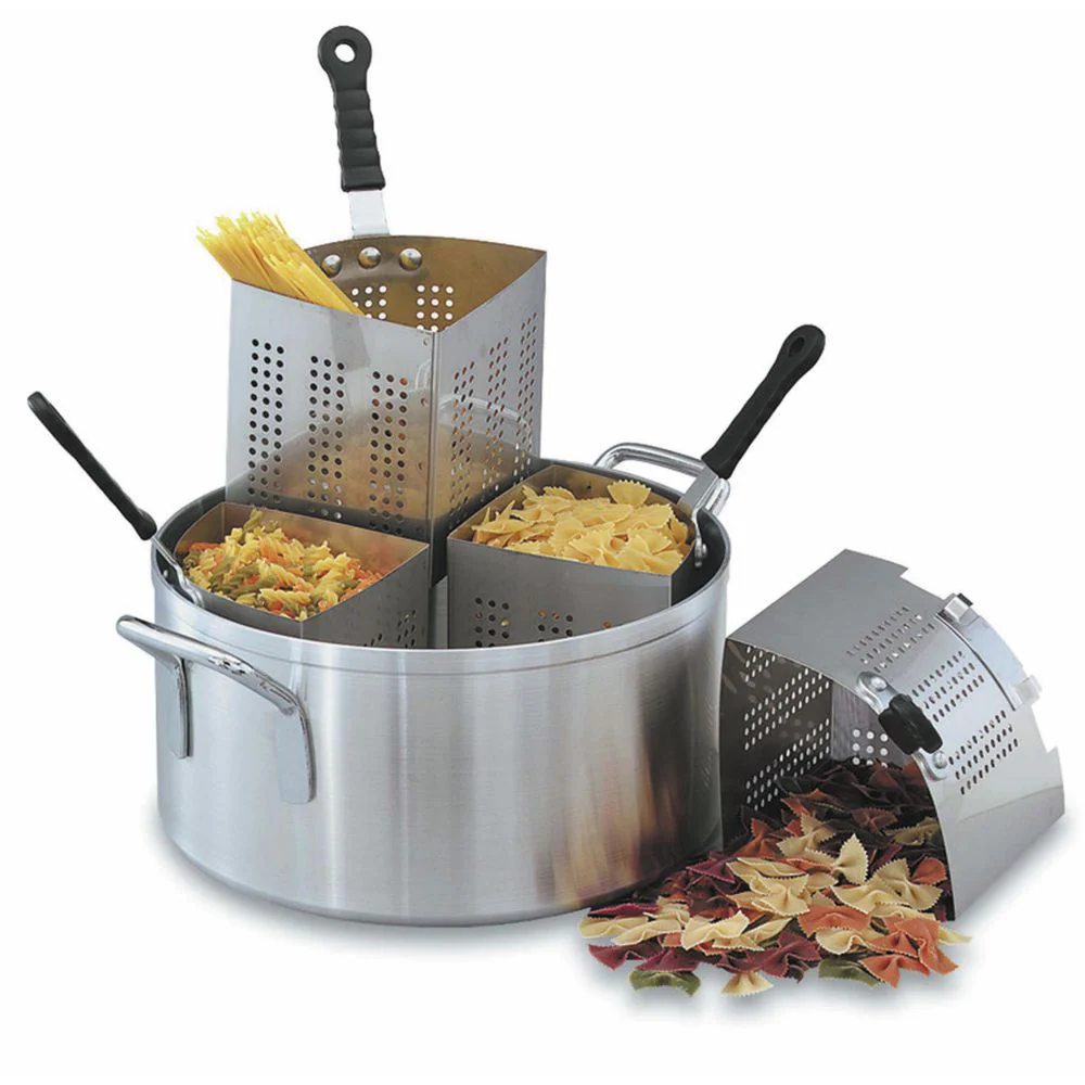 Olla de Aluminio 36cm / 23L para Pastas con 4 Cestas 21002/21005