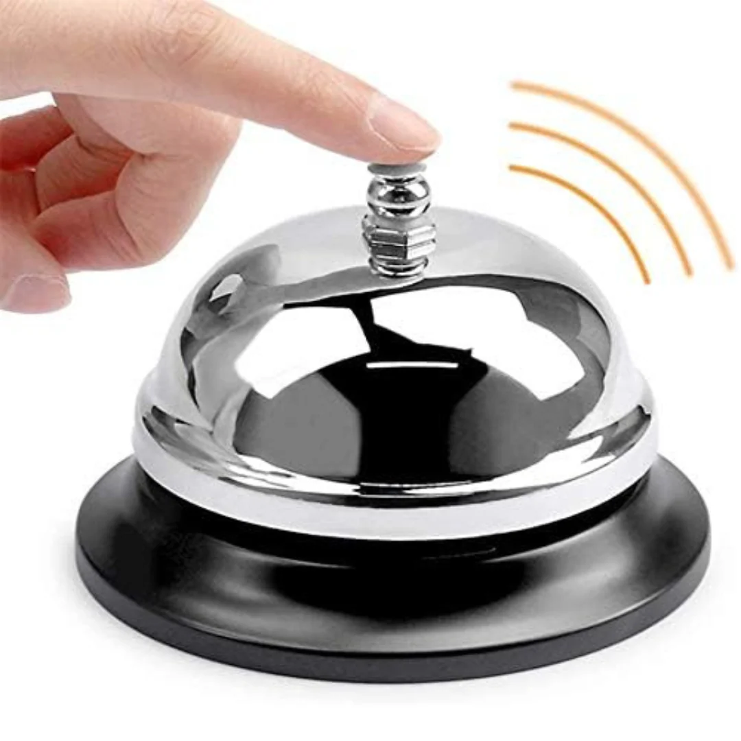 Timbre Campana para Restaurante de Metal 10cm 900107