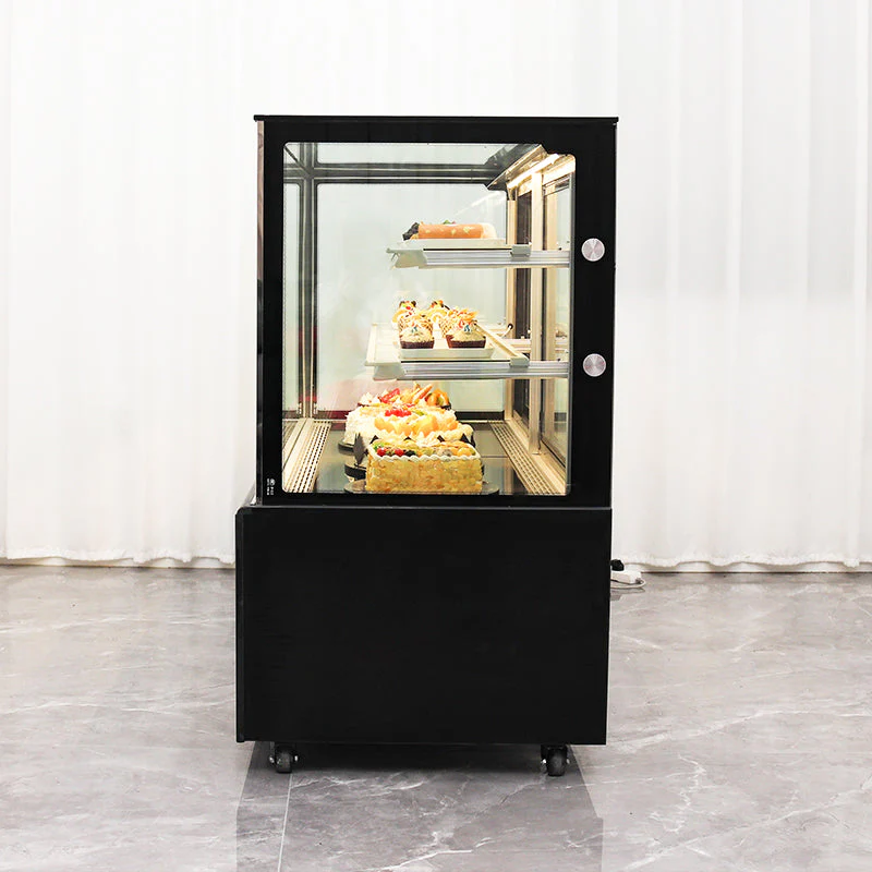 Vitrina Refrigeradora Negro para Dulce 120x150x66cm 110V HVB-5R Pasteles. Pastel. - Image 3