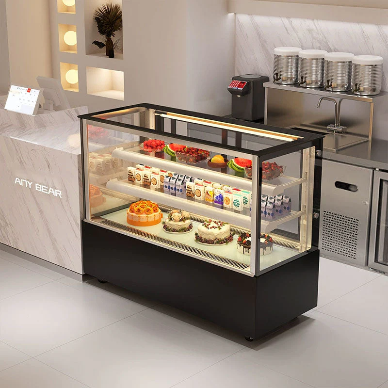 Vitrina Refrigeradora Negro para Dulce 120x180x66cm 110V HVB-6R Pasteles. Pastel. - Image 2