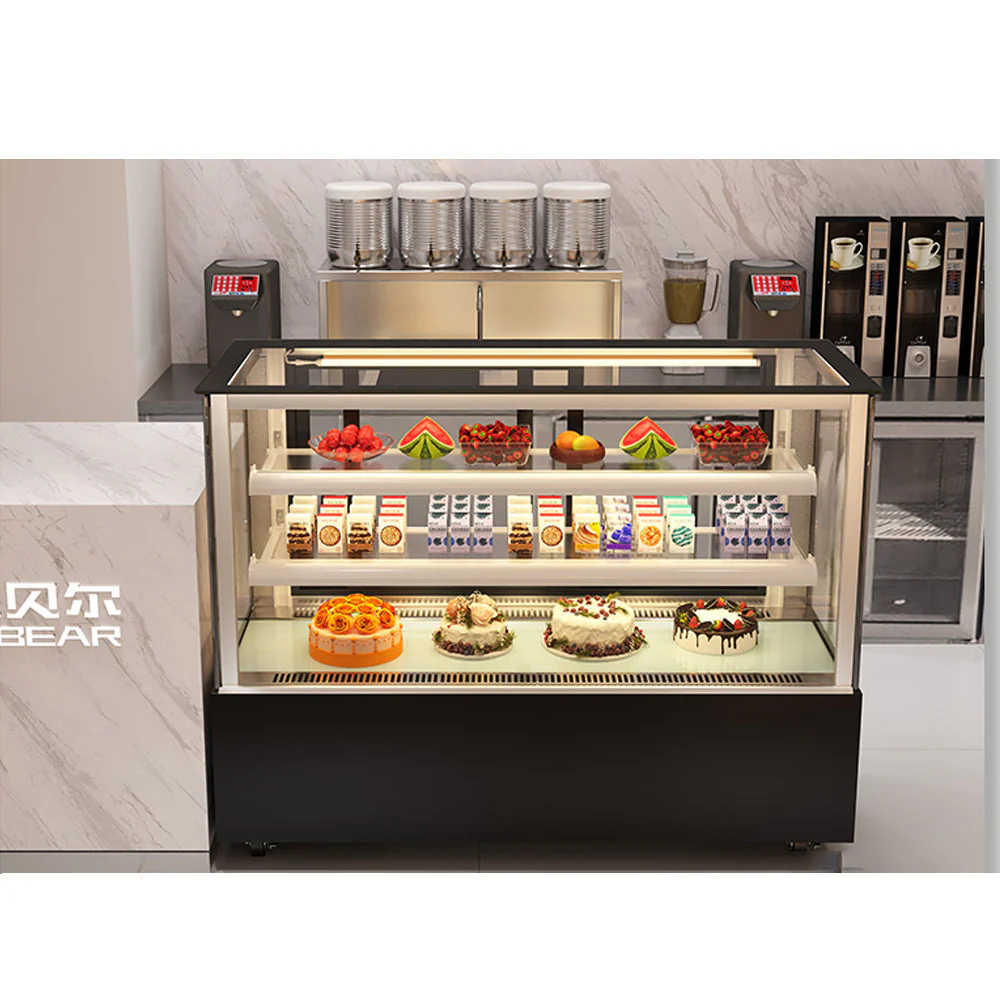 Vitrina Refrigeradora Negro para Dulce 120x180x66cm 110V HVB-6R Pasteles. Pastel. - Image 3