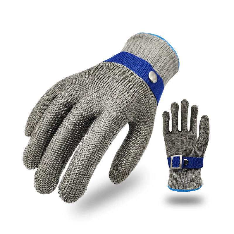 Par de Guantes Anti Cortes Protector de Cuchillo 3 Tamaños Disponibles - Image 3