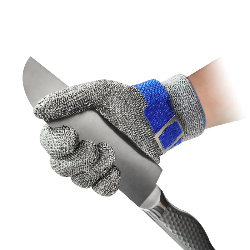 Par de Guantes Anti Cortes Protector de Cuchillo 3 Tamaños Disponibles - Image 4