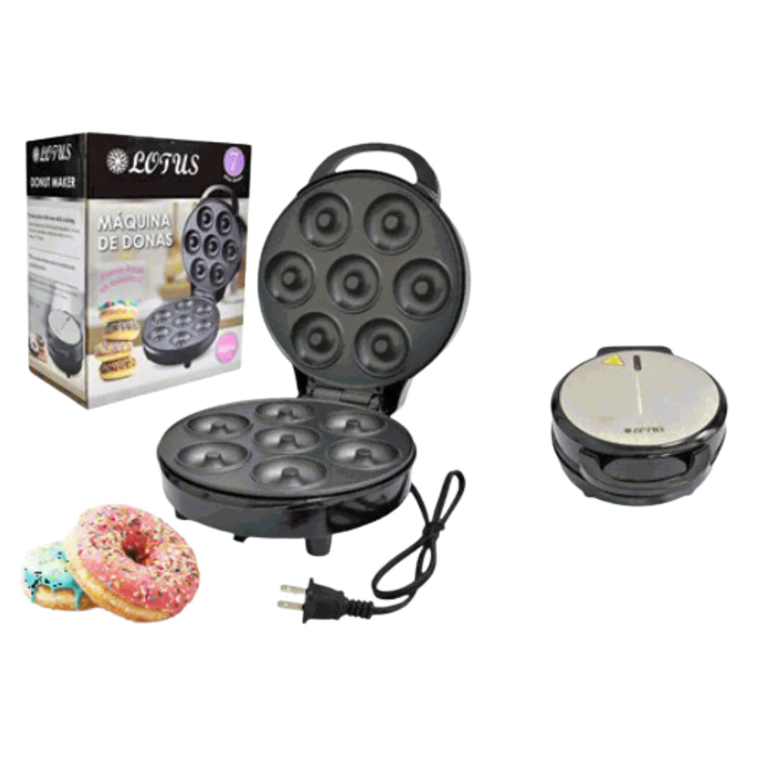 Maquina de Mini Donas 7 Moldes 900W Lotus LT-9844 - Image 2
