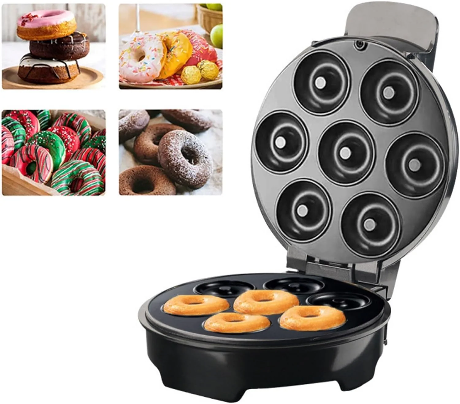 Máquina de Mini Donas Eléctrica 7 Moldes IU-D07 - Image 5