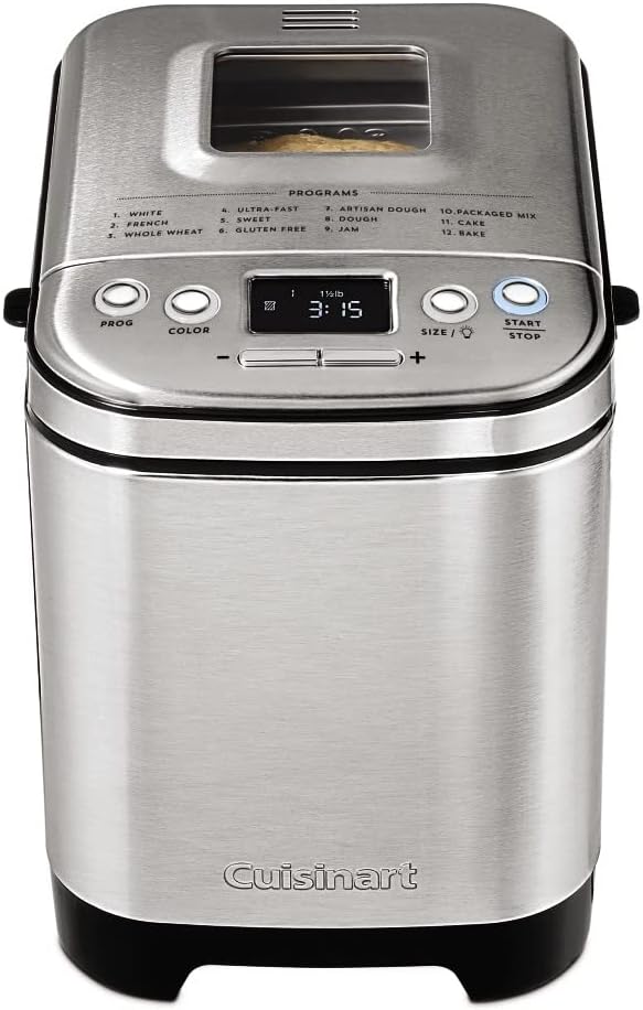 Máquina para Hacer Pan Compacta y Automática hasta 2Lb Cuisinart CBK-110P1 - Image 4