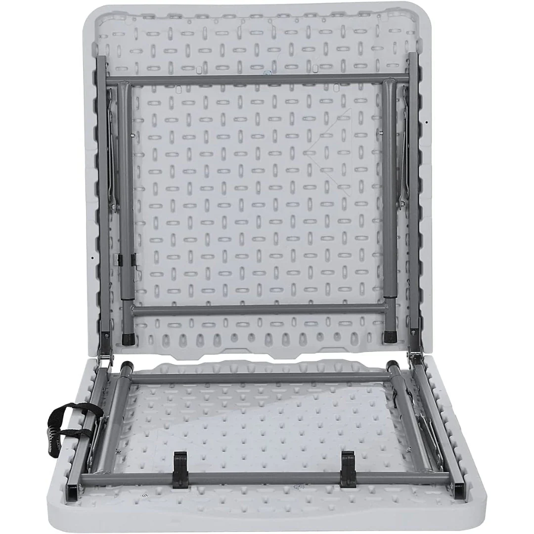 Mesa Plegable de Plástico con Metal 4 Pies 60x120x60cm - Image 5