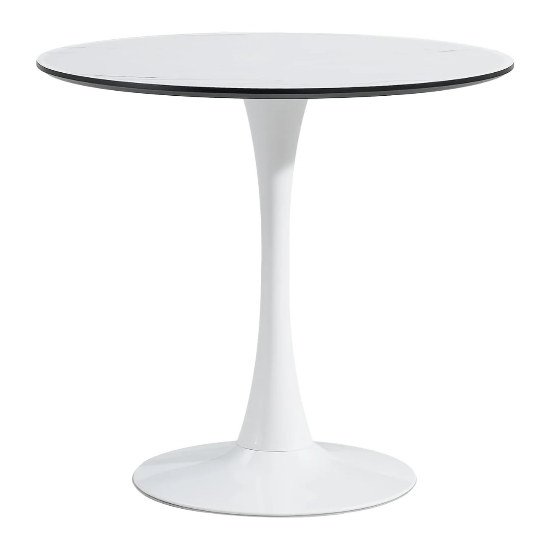 Mesa Redonda Blanca Metálica 80x72cm BP-2236 - Image 2