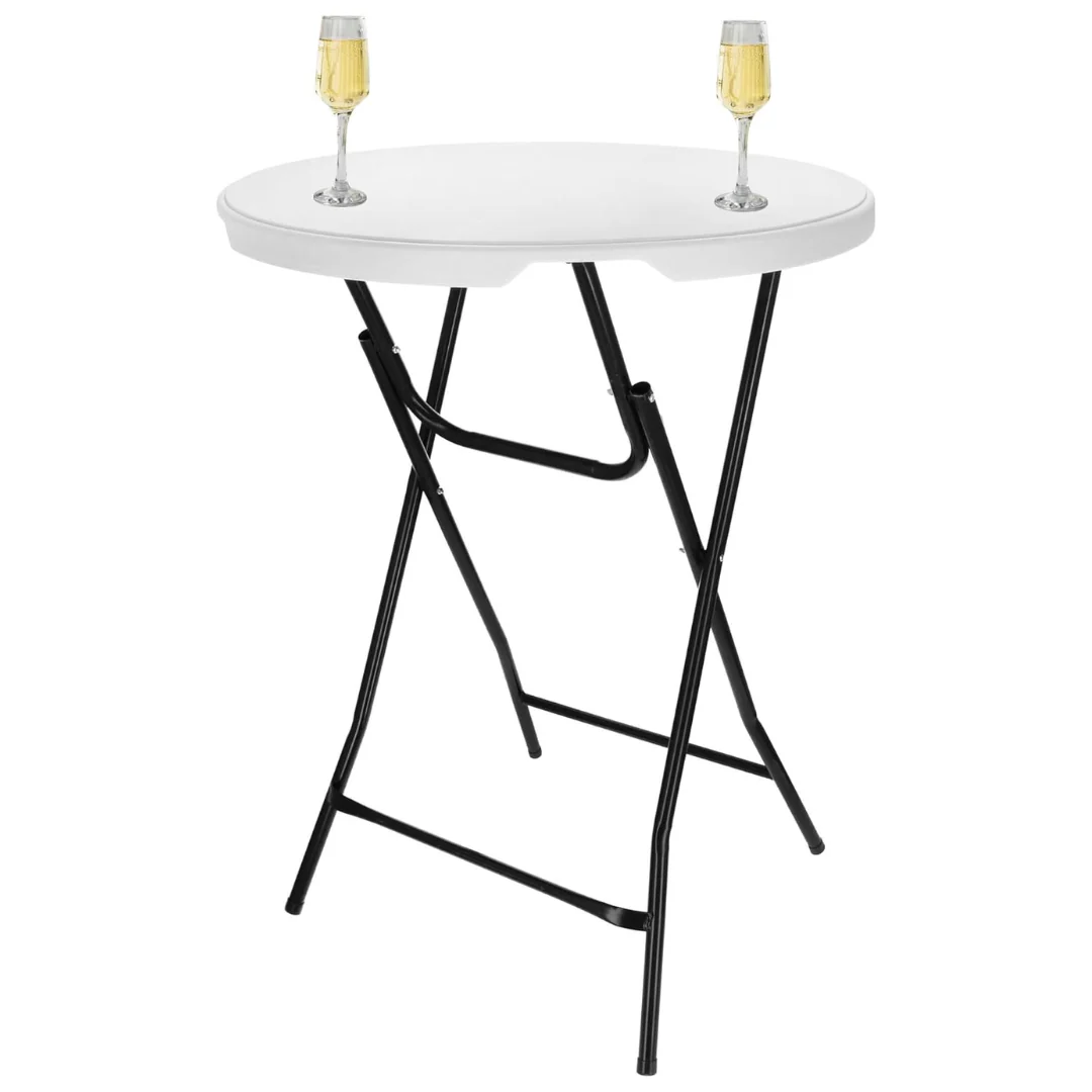 Mesa Redonda Plegable Alta 110x80cm 349025