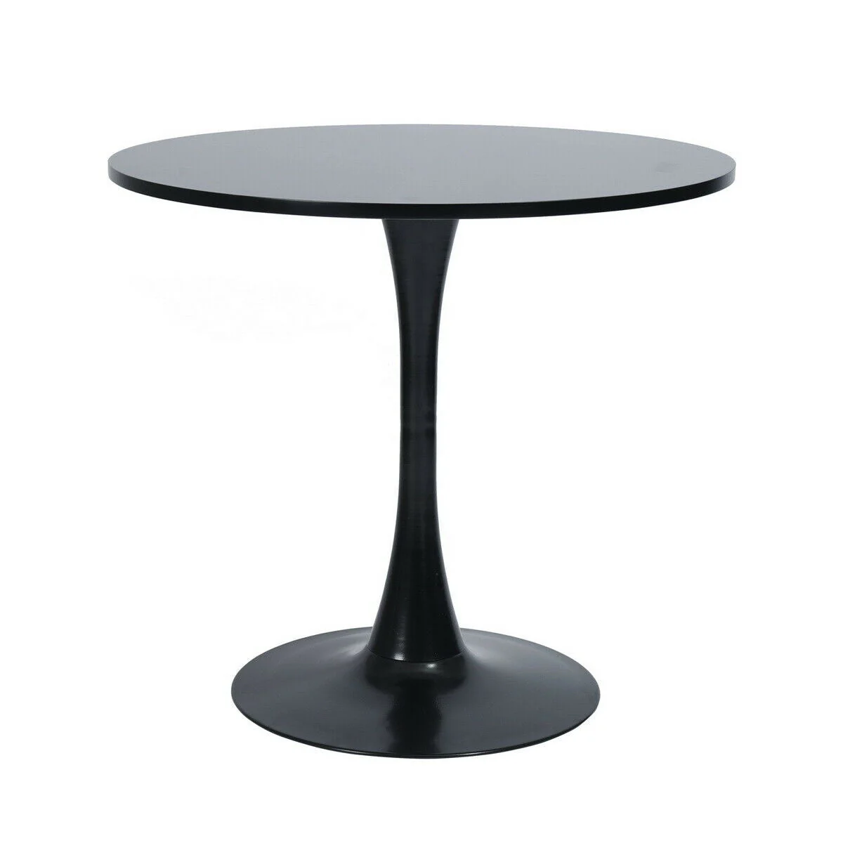 Mesa Redondo Negro CTB-2574 Circular. Redonda.