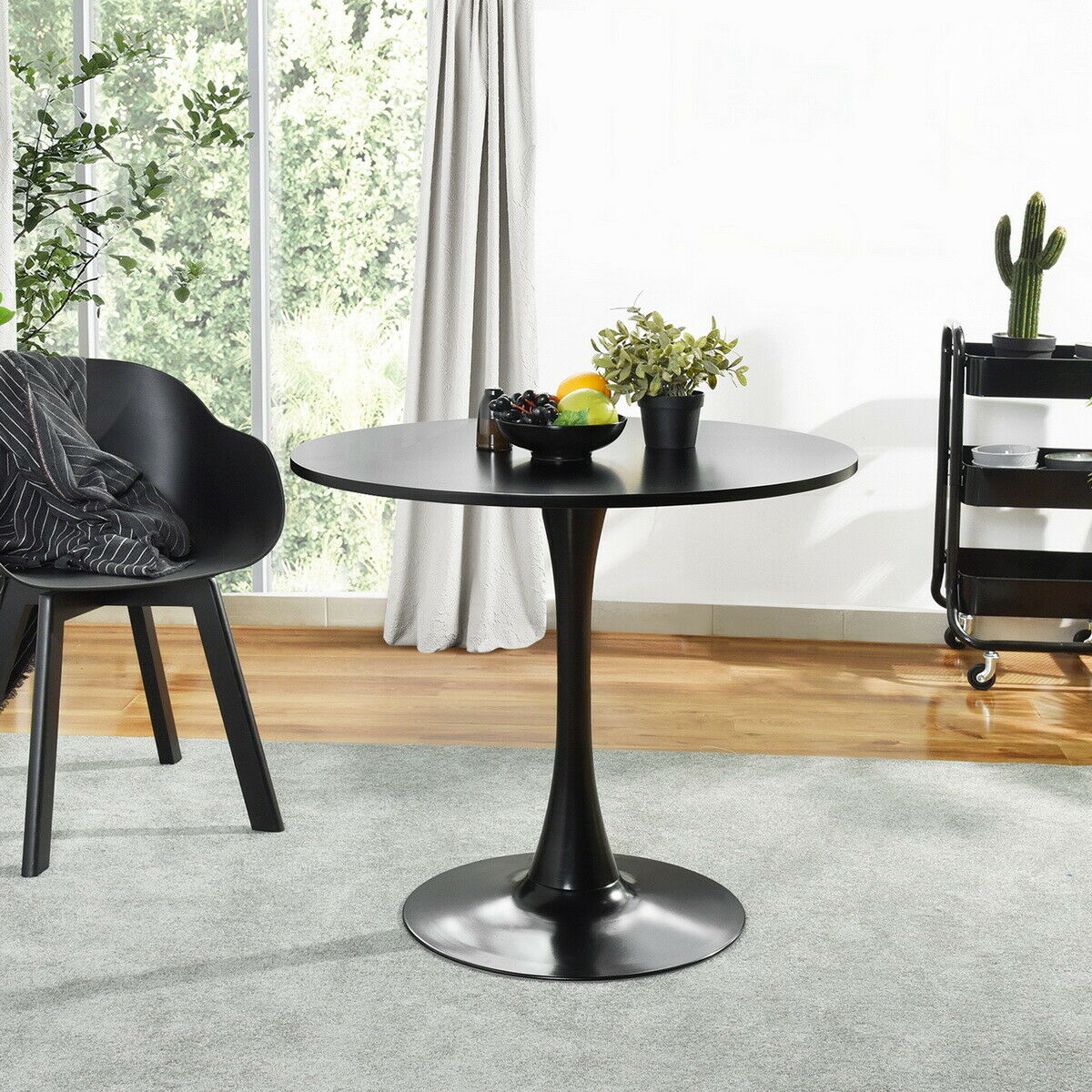 Mesa Redondo Negro CTB-2574 Circular. Redonda. - Image 2
