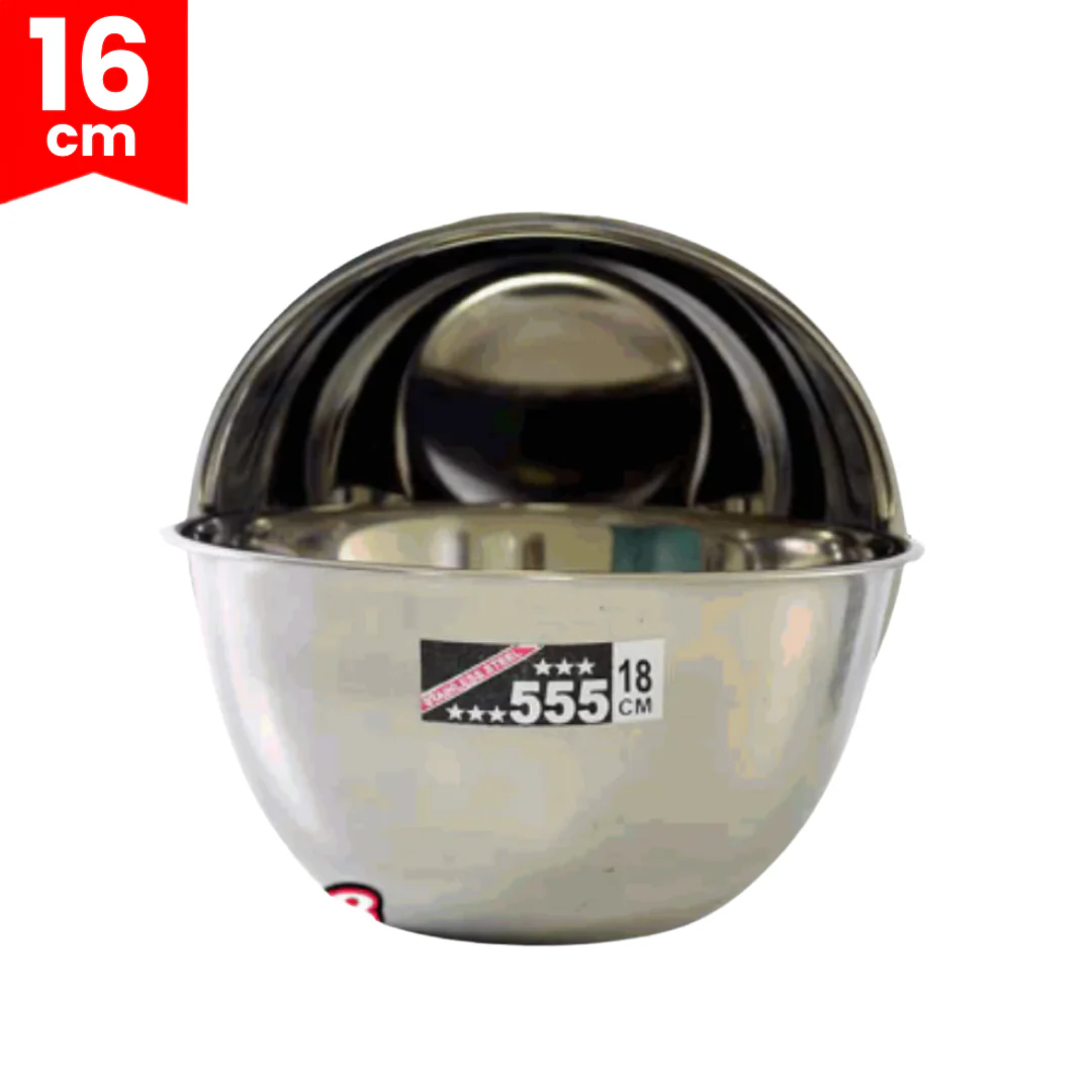Bowl Platón de Acero Inoxidable 16cm 555 MI-4015-16