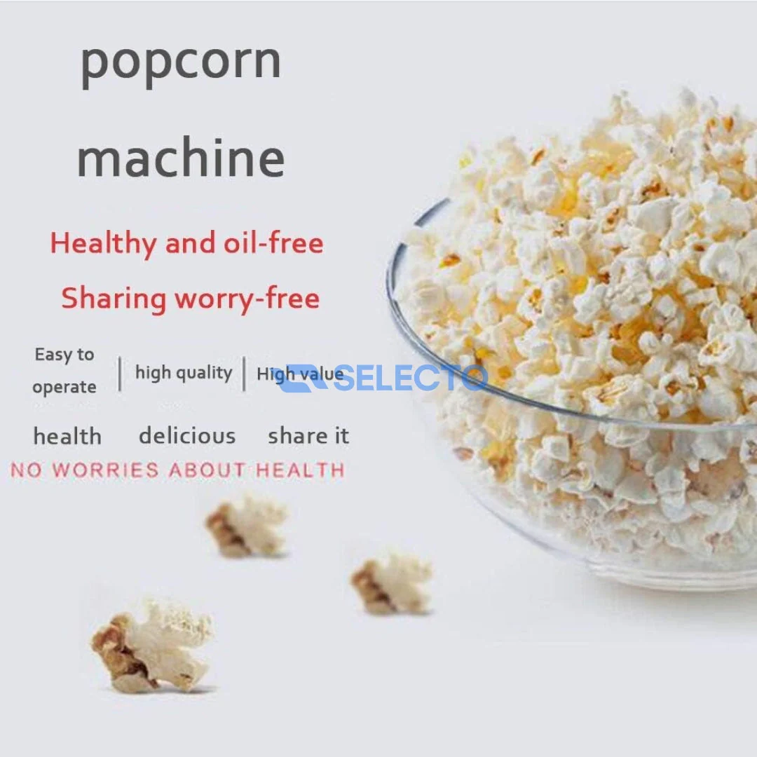 Mini Máquina de Popcorn Eléctrica Lotus LT-PPM80 - Image 2