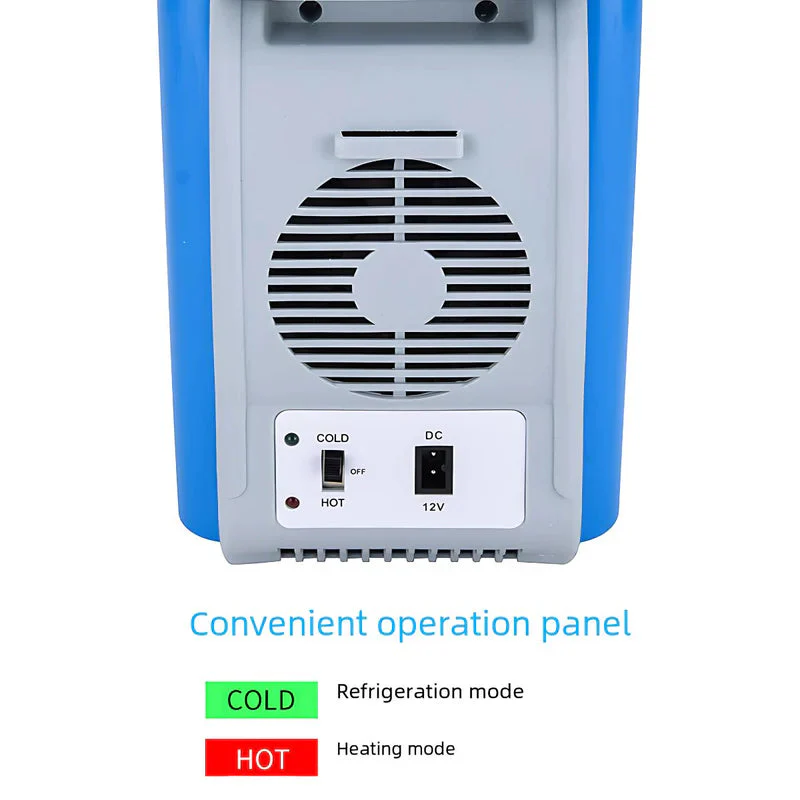 Mini Nevera Cooler Portátil 7.5L Para Auto. Hielera Para Carro12v. Función Frío 15°C Y Calor 60°C. Hielera Pequeña Color Azul. 31X17x31 Cm. AB1427 - Image 3