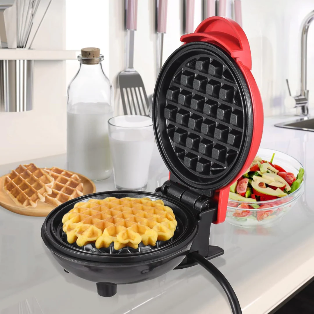 Mini Waflera Eléctrica 550W Lotus LT-9847 Waffle. Wafflera. - Image 3
