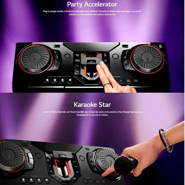 Minicomponente LG XBOOM 2900W Potencia RMS Multi Bluetooth TV Sound Sync Karaoke LG CL88 Bocina. Sonido. - Image 12