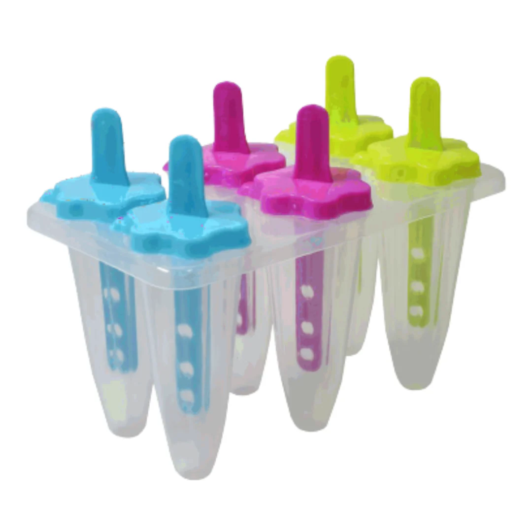 Molde de Paleta Plástico 6 Moldes 86326