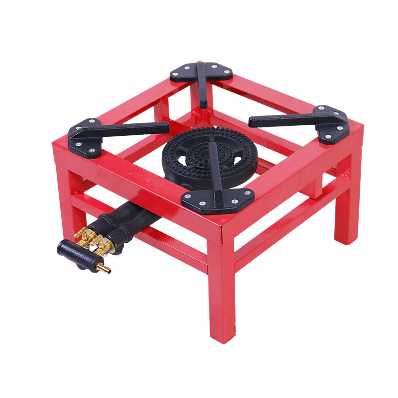 Estufa de Hierro 1 Quemador 2 Llaves a Gas Rojo NS441323