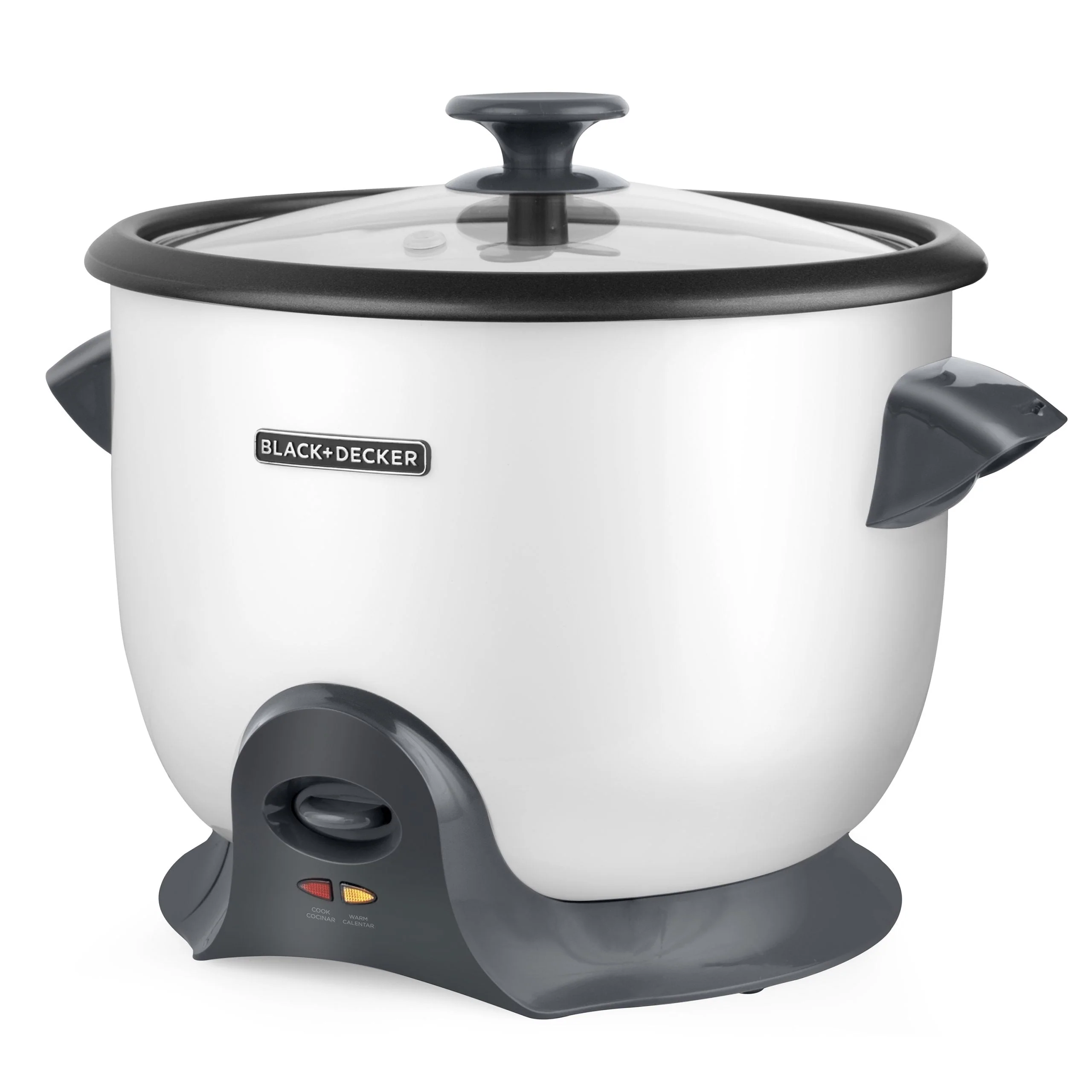Olla Arrocera Eléctrica 20 Tazas / 1.8L Blanco DURAGLIDE Black and Decker RC620W