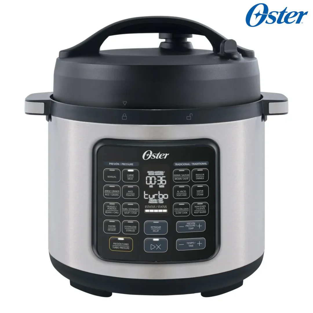 Olla de Presión Multifuncional Multiolla Turbo 5.7L Oster CKSTPCECT57D