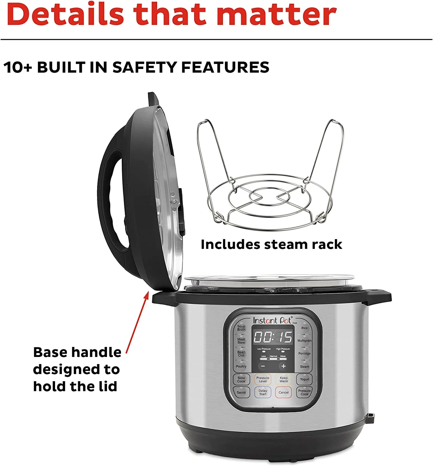 Olla Multifuncional 7en1 6QT DUO60 Instant Pot - Image 4