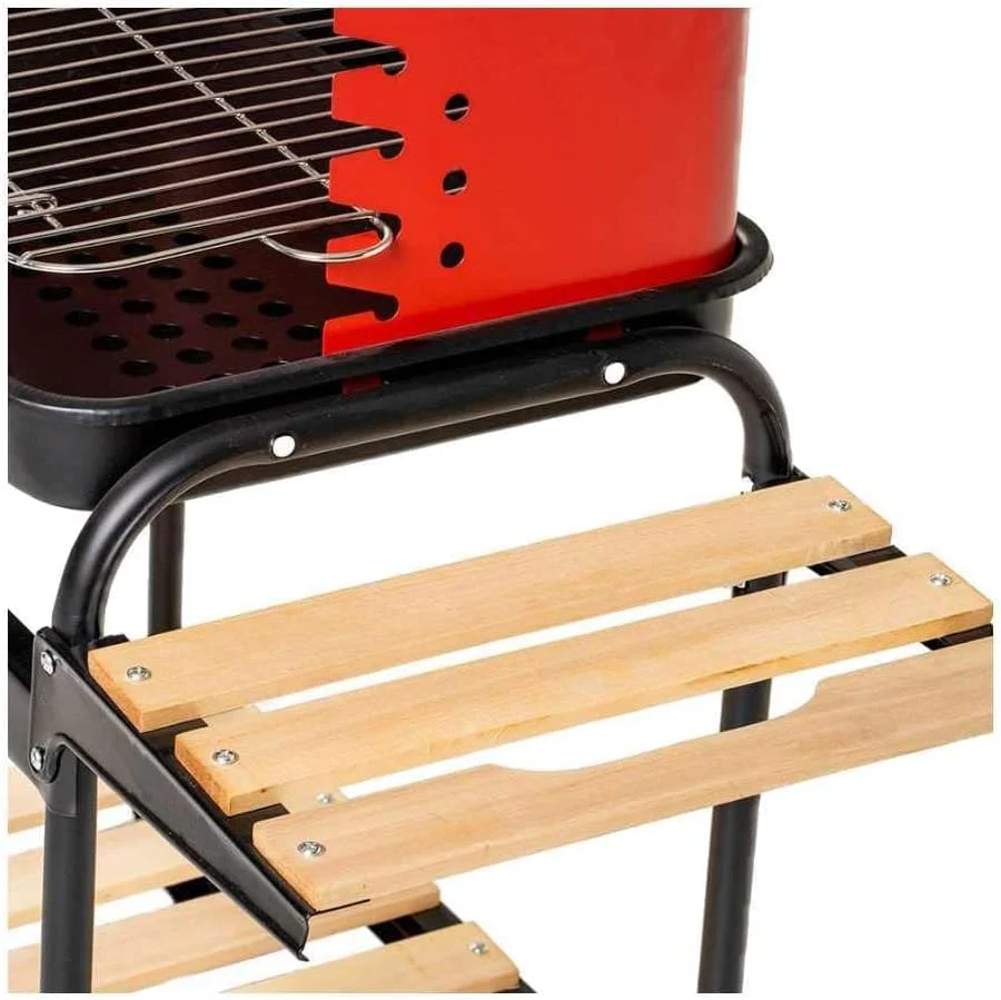 Parrilla o Asador Plegable con Ruedas Portátil Metálica ALP-BBQ9445 BBQ. Barbacoa. - Image 4